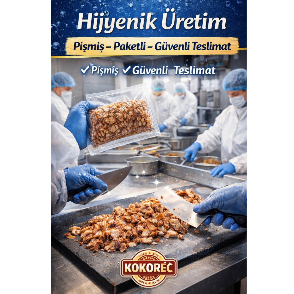 Pişmiş Kuzu Kokoreç | Halka Dilim, İzmir Sarım & İnce Kıyım