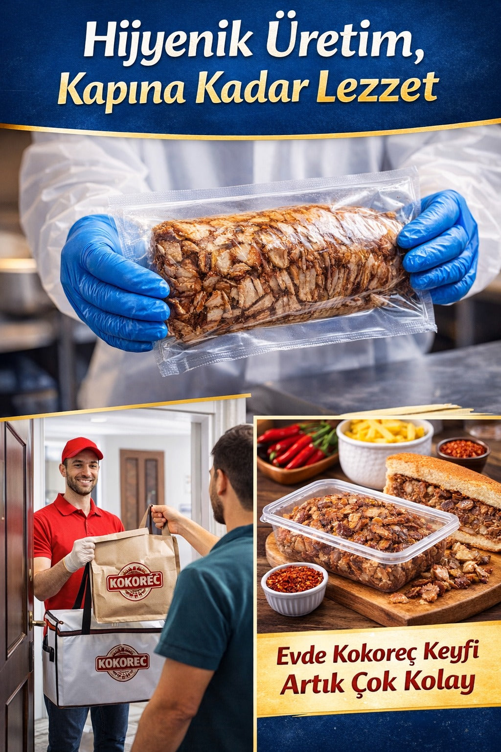 Pişmiş Kuzu Kokoreç | Halka Dilim, İzmir Sarım & İnce Kıyım